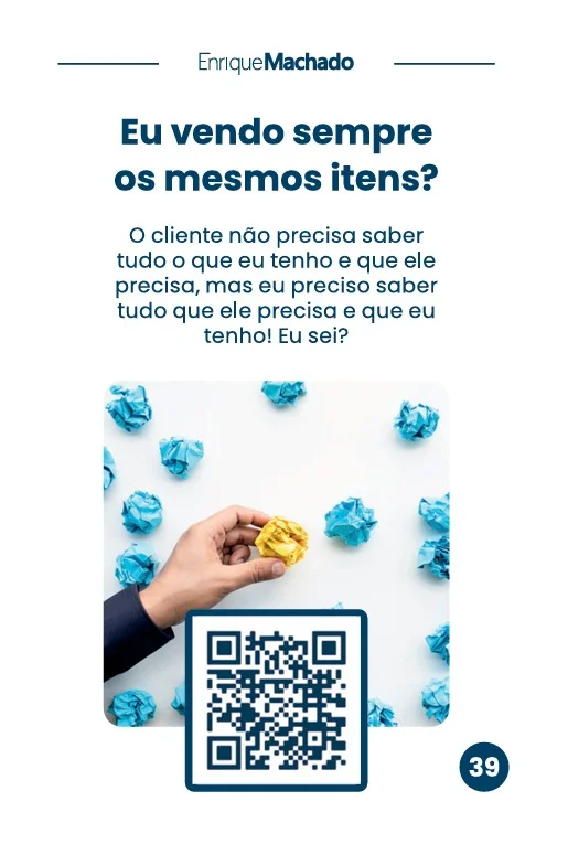 Carta 39 — Quanto eu não vendo